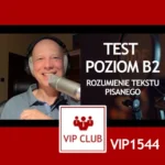 Test języka polskiego poziom B2 rozumienie tekstu pisanego